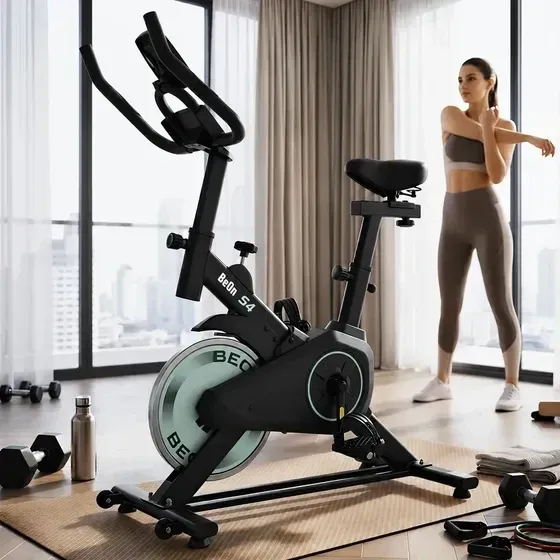 Bicicleta Ergométrica Spinning Beon S4 Gen2, 10 kg de inércia