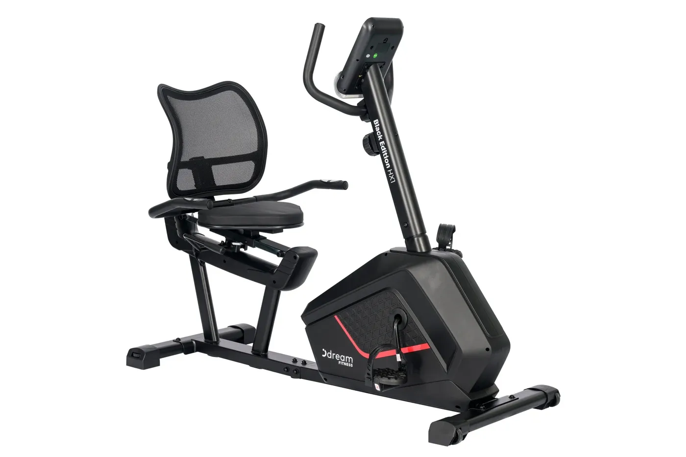 Bicicleta Ergométrica Horizontal Dream Fitness Black Edition HX1