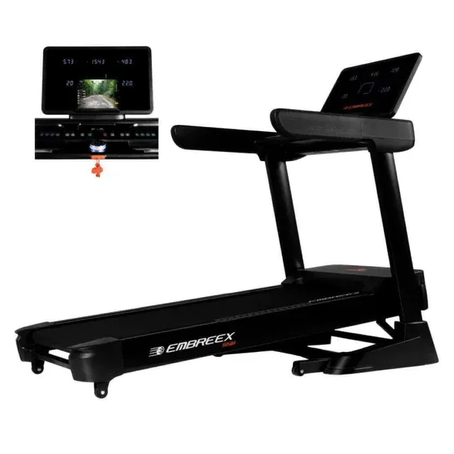 Esteira Elétrica Embrexx Fitness 556 3hp 22kmh 127 Cor Preto