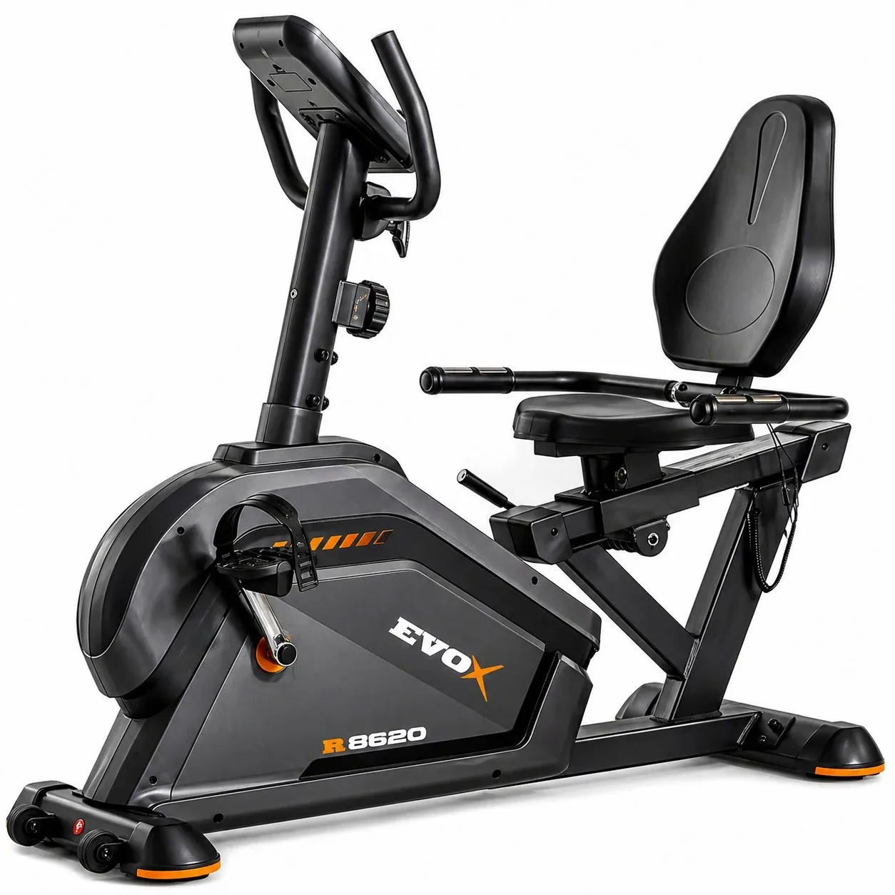 Bicicleta Ergométrica Horizontal Magnética Evox Fitness Deluxe R8620