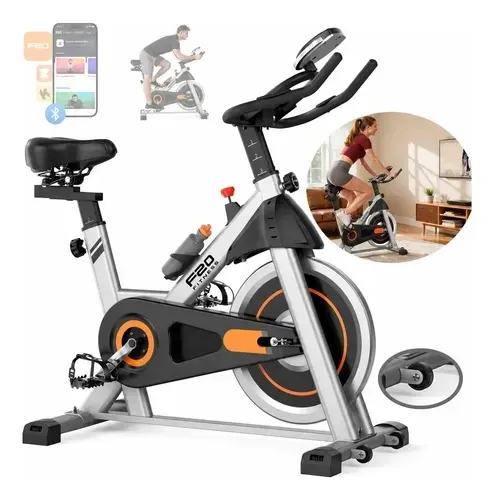 Bicicleta de spinning FED Fitness YSD002 com roda de inércia de 11 kg