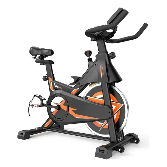 Bicicleta Spinning GCZ com Volante de 13 kg e Resistência Mecânica, Suporta Até 150 kg