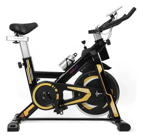 Bicicleta Ergométrica Spinning Mecânica Gold7 com Roda de Inércia de 13 kg