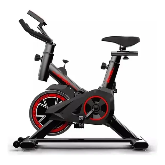 Bicicleta Ergométrica Spinning Hastens X11 Preto/Vermelho 120kg