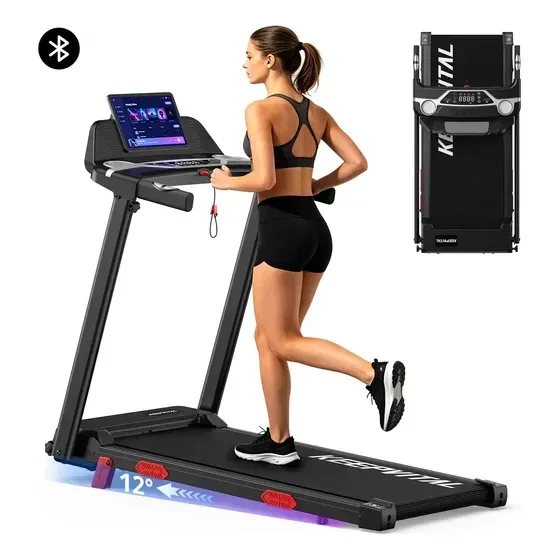 Esteira Elétrica Ergométrica Keepvital 12km/h 127/220v Preto
