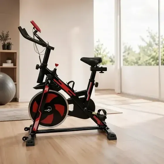Bicicleta ergométrica spinning KNakasaki com inércia de 16 kg