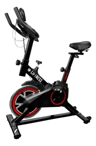 Bicicleta Ergométrica Spinning Liftness 8 kg LCD Até 100 kg