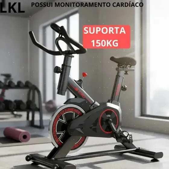 Bicicleta Spinning Fitness LKL Inércia 8kg