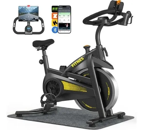 Bicicleta Ergométrica Spinning Rmira Conexão Bluetooth 12kg 150kg