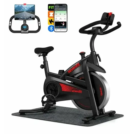 Bicicleta Ergométrica Fitness para Cardio e Musculação Sevenfit Bike Indoor