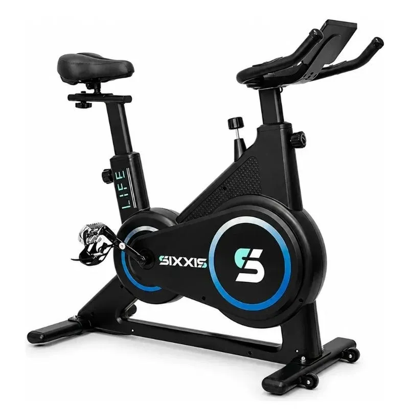 Bicicleta Spinning Magnética Sixxis LIFE com roda de inércia de 16 kg
