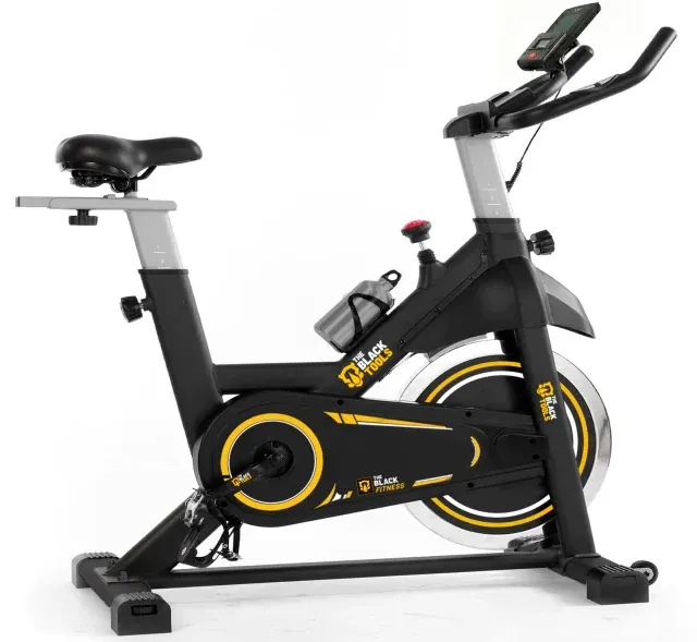 Bicicleta de spinning com roda de inércia de 20 kg The Black Tools FBE2000