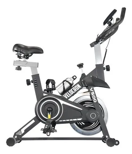 Bicicleta Ergométrica Spinning Inércia 5kg Velocron V500 Preto