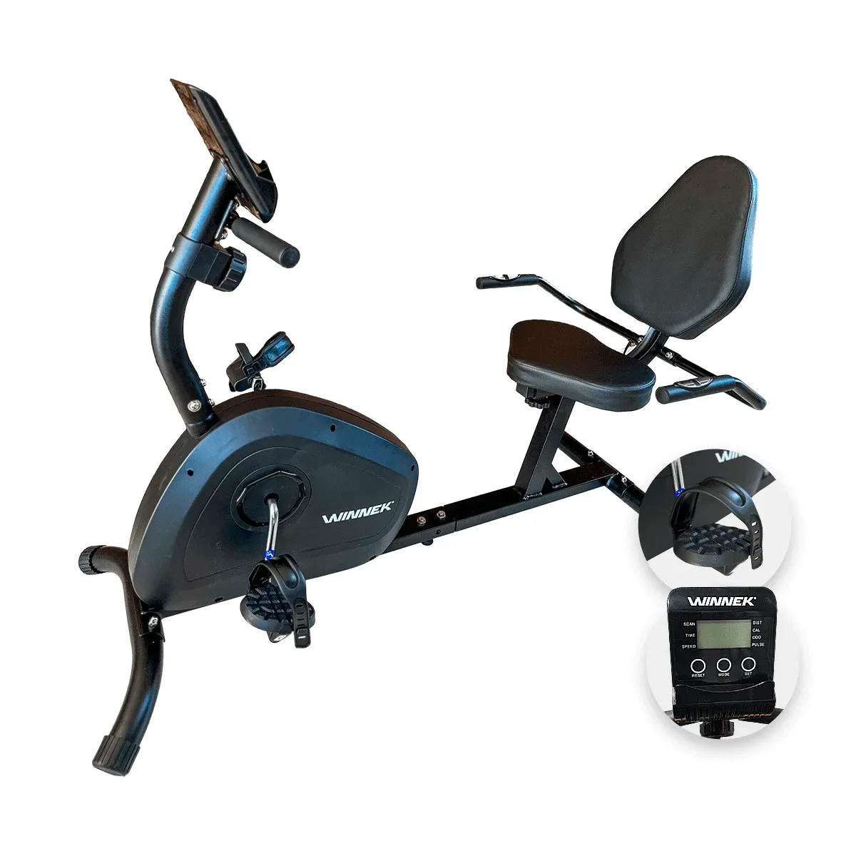 Bicicleta Ergométrica Horizontal Magnética Winnek WNNK 11078